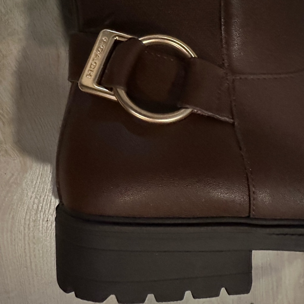 Coach Walnut Fitz Riding Boot Size 9.5 - Picture 6 of 8